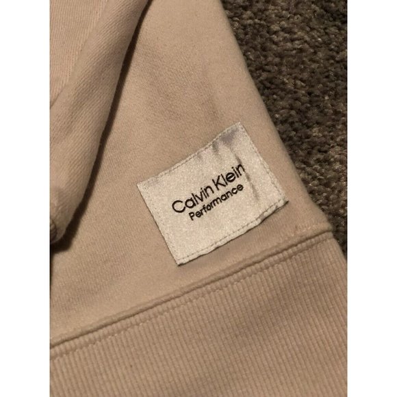 Calvin Klein Performance Womens Crewneck Sweatshirt Tan Size XS - Picture 2 of 4